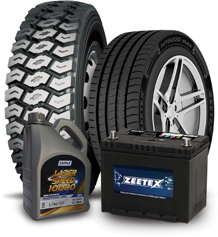 zeetex tyres, lubricants, and batteries